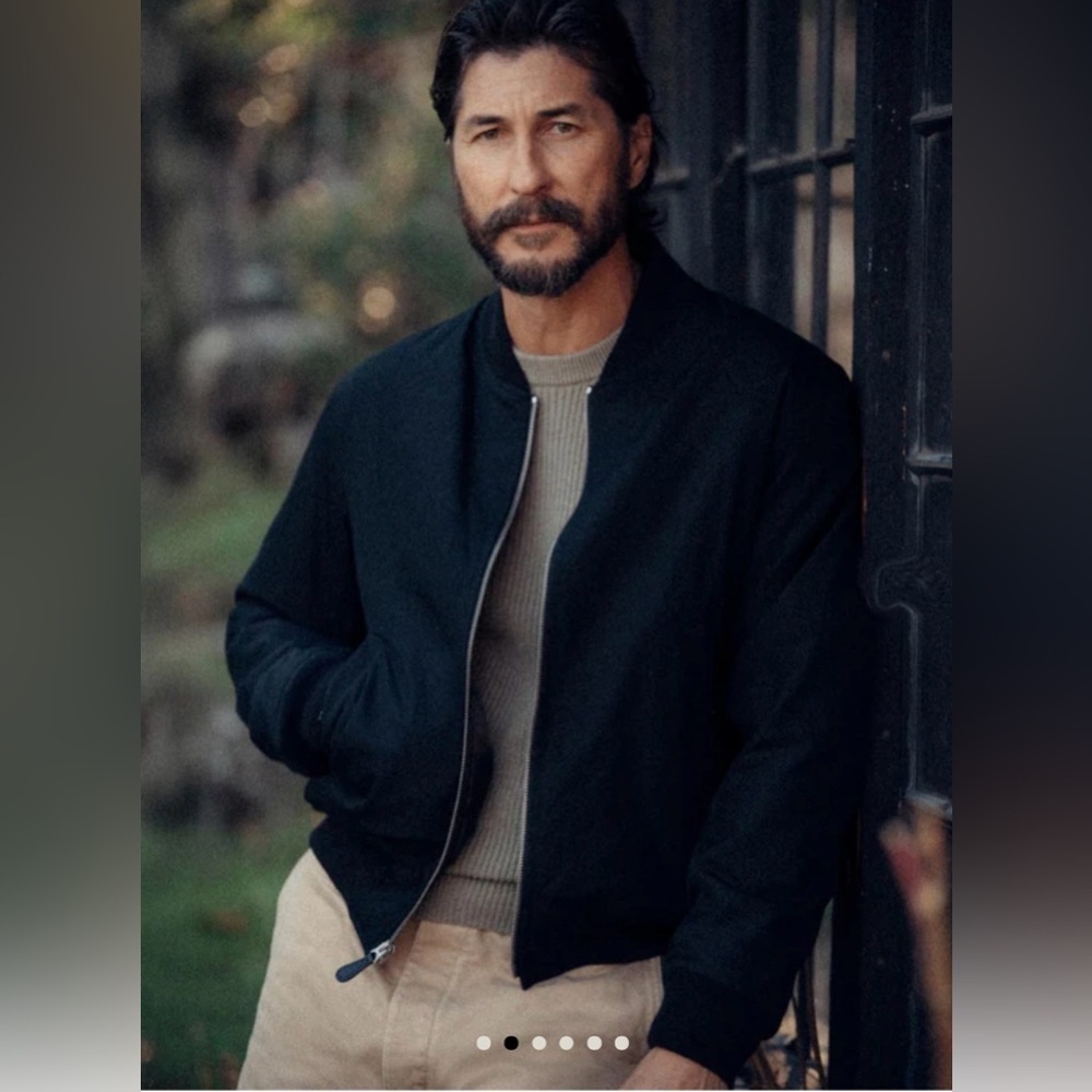 Buck Mason Storm Stopper Black Bomber Jacket